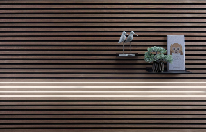 LED-lysskinne til akustikpanel sort 3 meter 4-pk.